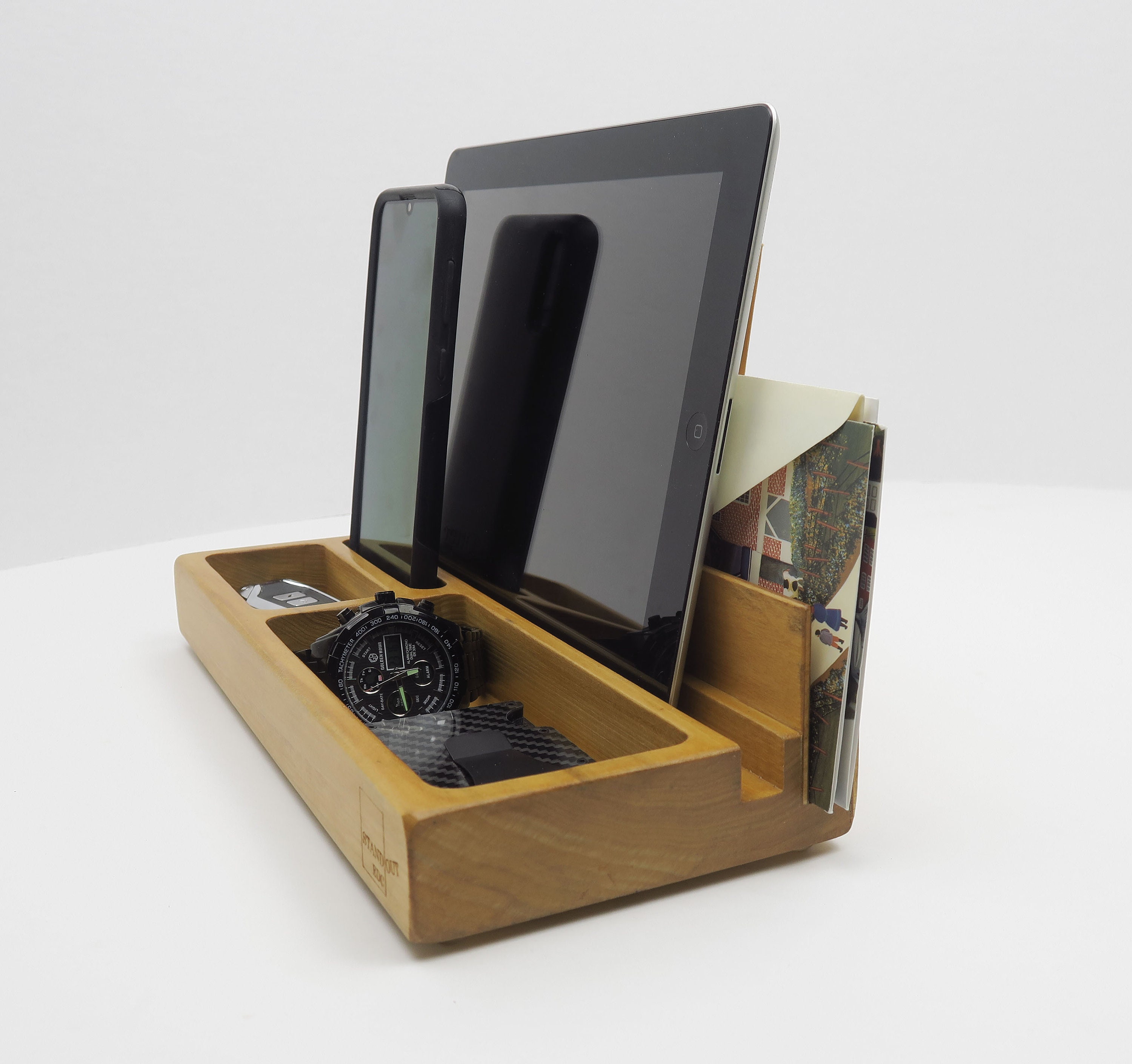 desk organizer docking station