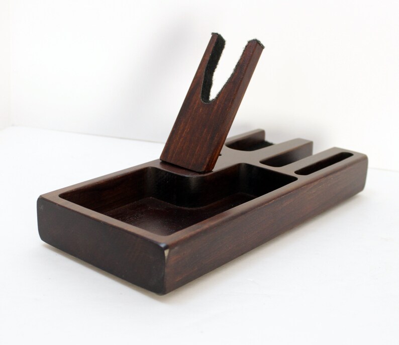 Personalized Gift for Men Bedside Table Gun Holder Mens Etsy