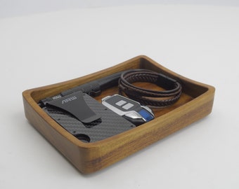 Personal Valet tray,   Wood tray , Charging Station Men, iPhone Docking Station Wood, Charging Station iPhone Stand Holder