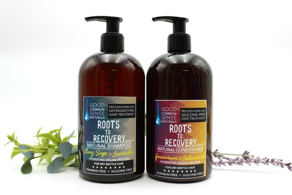 Dry Hair Shampoo Conditioner Set No Poo Shampoo Condition Etsy