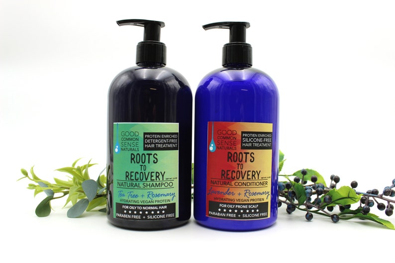 Oily Hair Shampoo Conditioner Set No Poo Shampoo Roots To Etsy