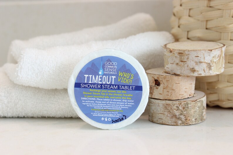 Aromatherapy Shower Steam Tablet Mentholated Shower Tab Etsy