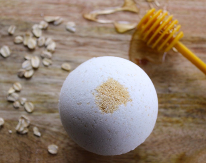 Milk and Honey Bath Bomb Sensitive Skin Bath Bomb Big Bath Fizzy Bubble ...
