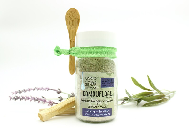 Facial Cleansing Grains Sensitive Skin Skin Calming Facial Etsy