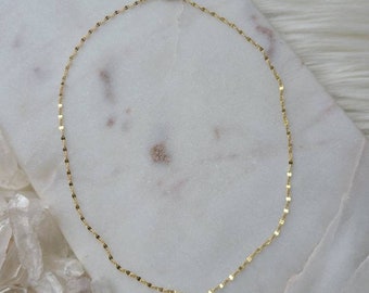 Golden Layers ~ Cleo Choker ~ 14" +2" extender ~ Short Layering Necklace
