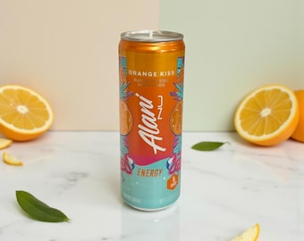 Alani Nu Energy Drink Can Candle: Orange Kiss Soy Candle, Birthday Gift, Christmas Gift, Alani Candle