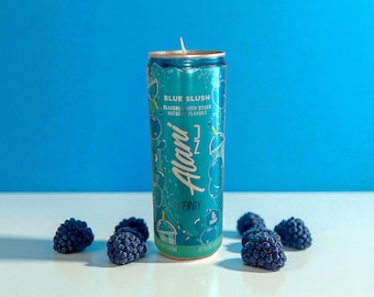 Alani Nu Energy Drink Can Candle: Blue Slush - Soy Candle, Birthday Gift, Christmas Gift, Alani Candle
