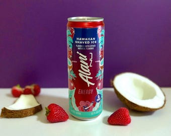 Alani Nu Hawaiian Slush Soy Candle: Recycled Energy Drink Can, 11oz, Birthday Gift, Christmas Gift, Alani Candle