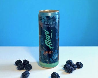 Alani Nu Energy Drink Can Candle: Breezeberry Blue Razzberry - Soy Candle, Birthday Gift, Christmas Gift, Alani Candle