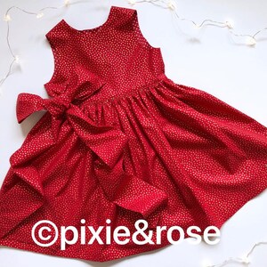 Gold spot party dress - age 1
