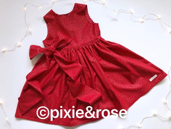 Gold Spot Party Dress - Age 1 - Etsy