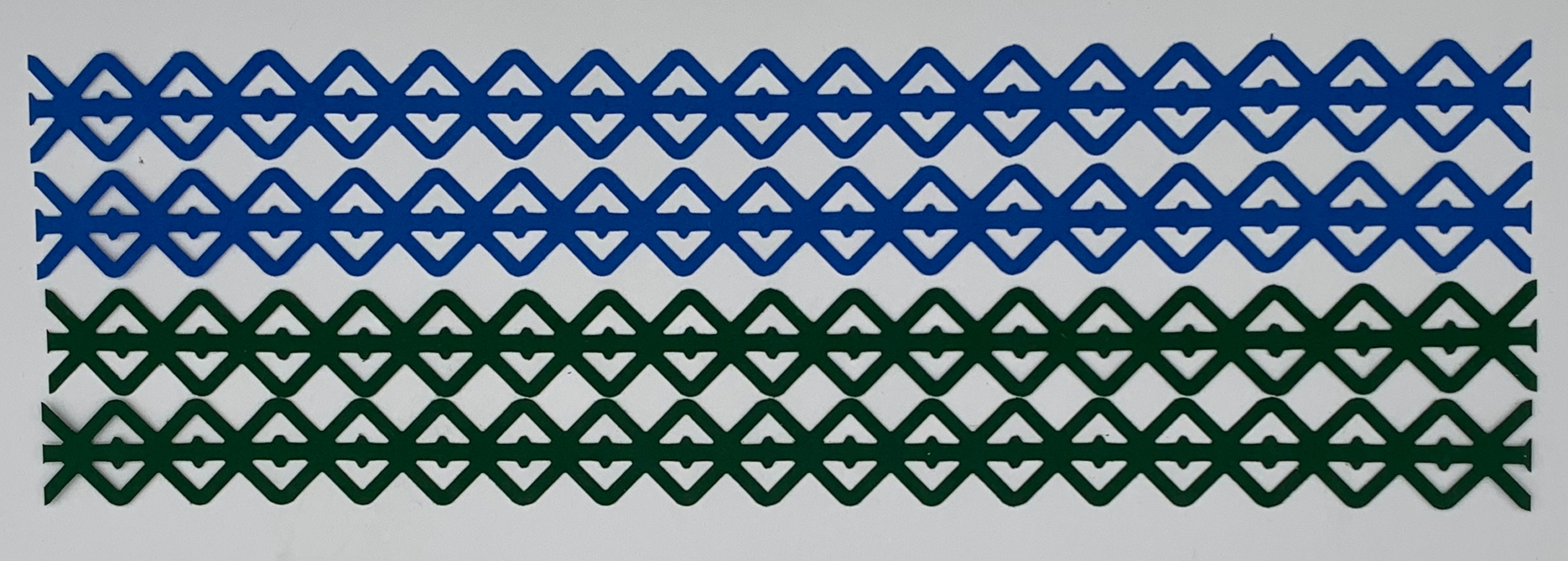 Creative Memories Mirrored Triangles Chain Border - Etsy