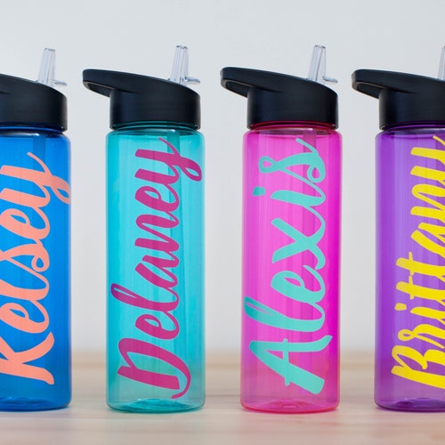 Personalized Water Bottle Bridesmaid Gift Skinny Tumbler With Etsy