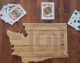 Bamboo Cribbage Board