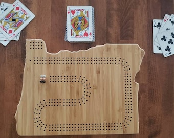 Bamboo Cribbage Board
