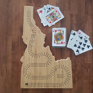 Bamboo Cribbage Board