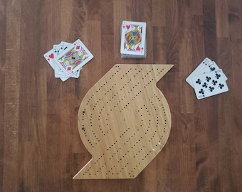 Bamboo Cribbage Board