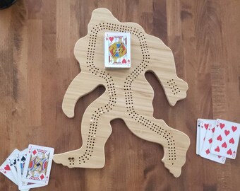 Bamboo Cribbage Board