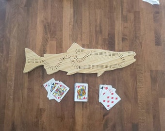 Bamboo Cribbage Board