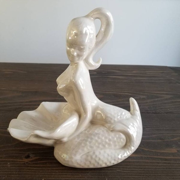 Ceramic Mermaid Statue