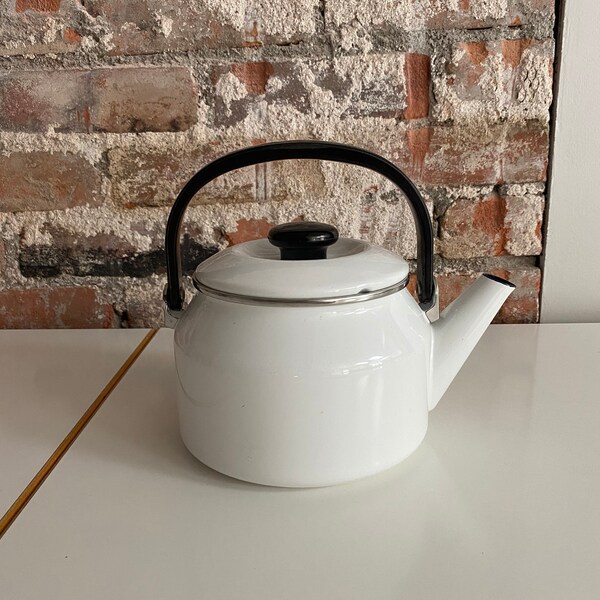 Enamel Teapot Etsy