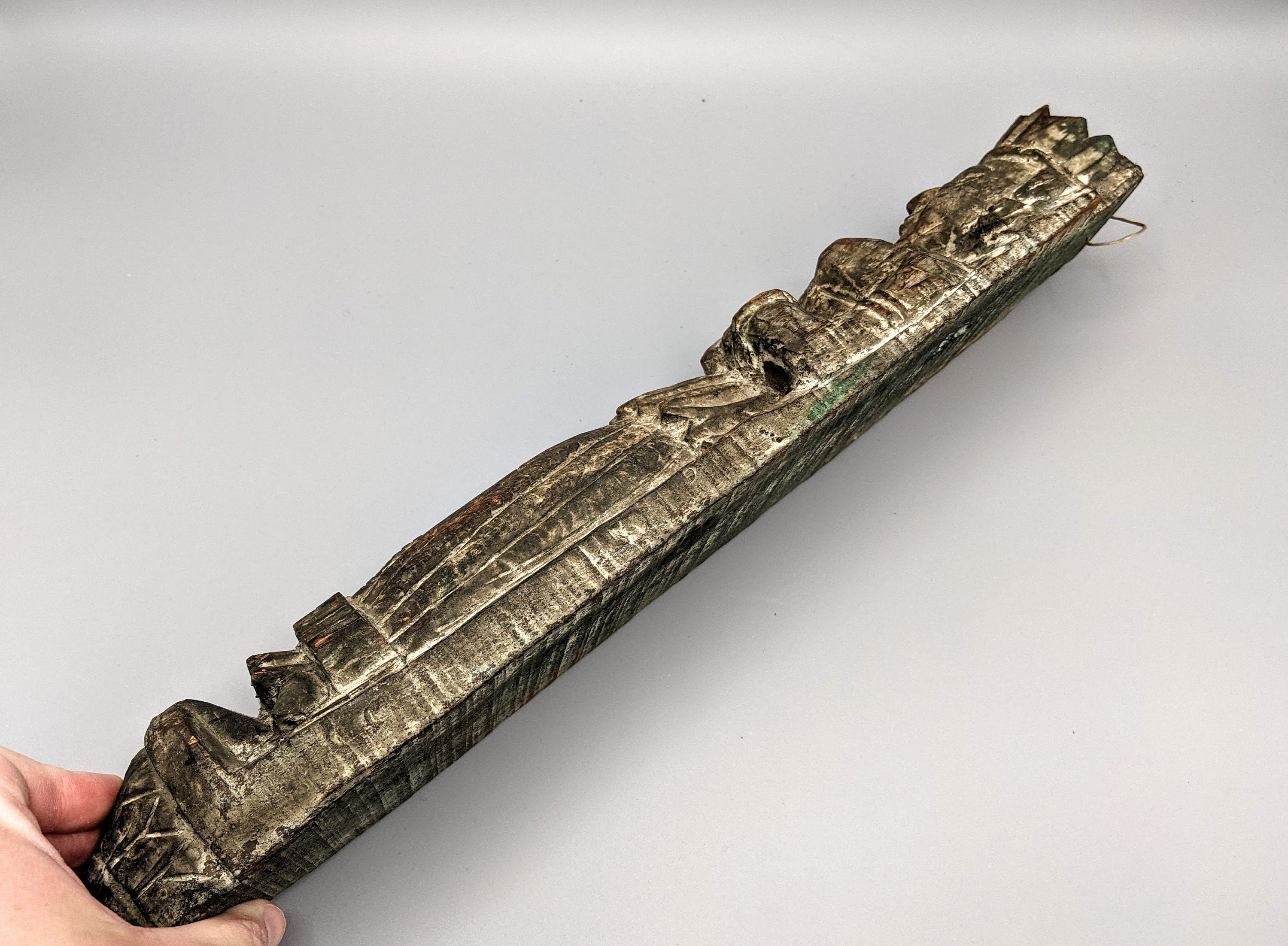 ヴィンテージ手彫り木製インドインドネシア民芸品フィギュア壁掛け