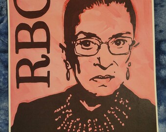Ruth Bader Ginsberg 11x14 Druck