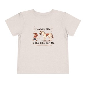 Cowboy Life Toddler Tee | Kids Cowboy T-Shirt | Western Theme Shirt |  Little Cowboy