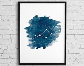 5x7 Seven Sisters Constellation Stars Astral Travel Lucid Dream Soul Journey Matted Art Print One Way to Pleiades