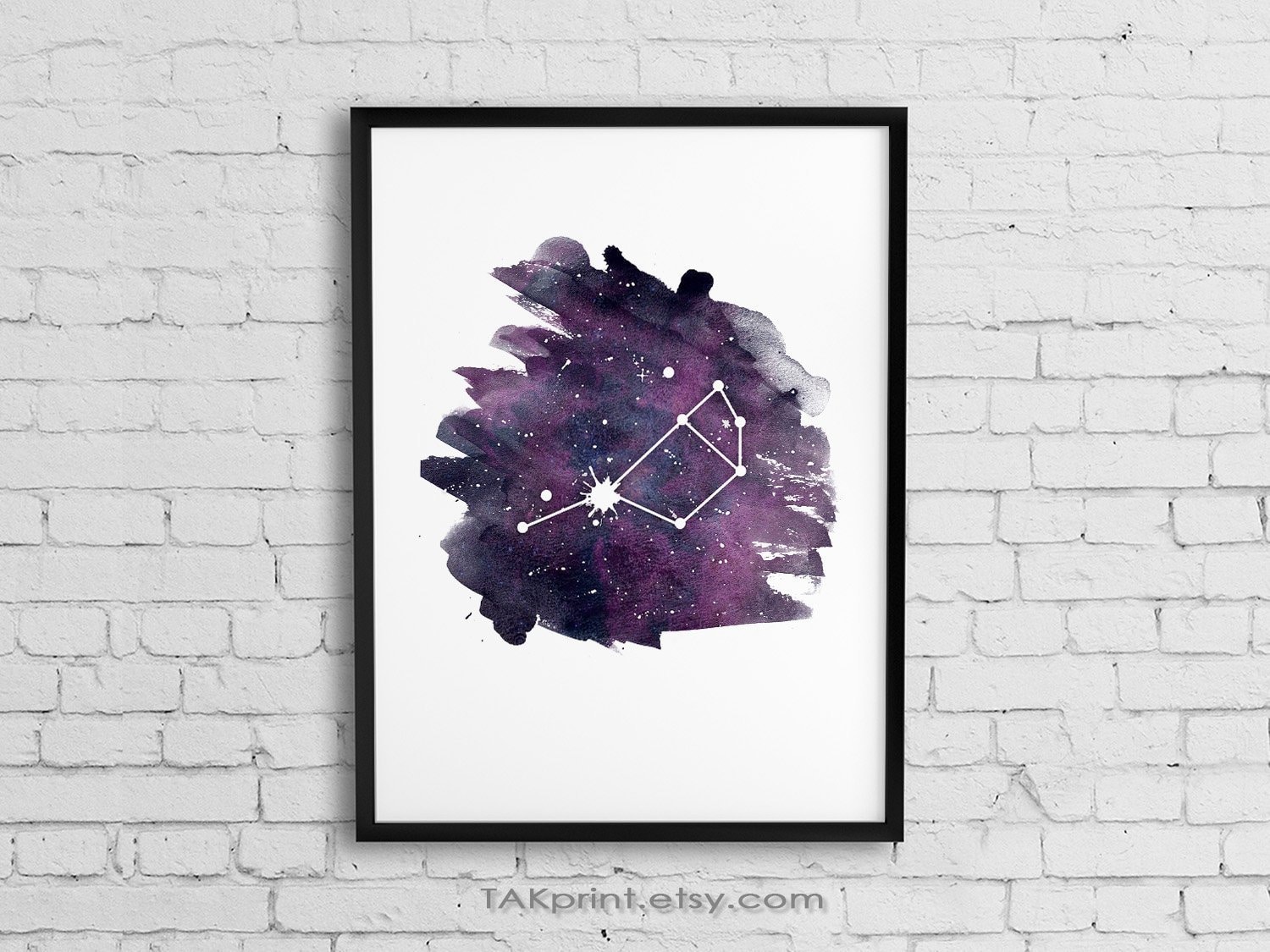 5x7 Seven Sisters Constellation Stars Astral Travel Lucid Dream Soul Journey Matted Art Print One Way to Pleiades