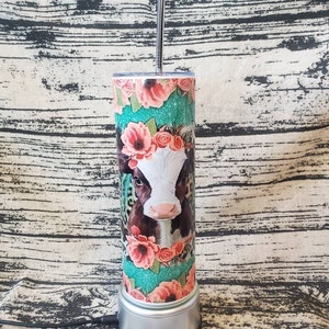 Cow tumbler, Tumbler for her, Farm Animal, Highland cow Tumbler, Cow lovers, Unique Gifts, Stocking Stuffer, cow tumbler, Insulated Tumbler