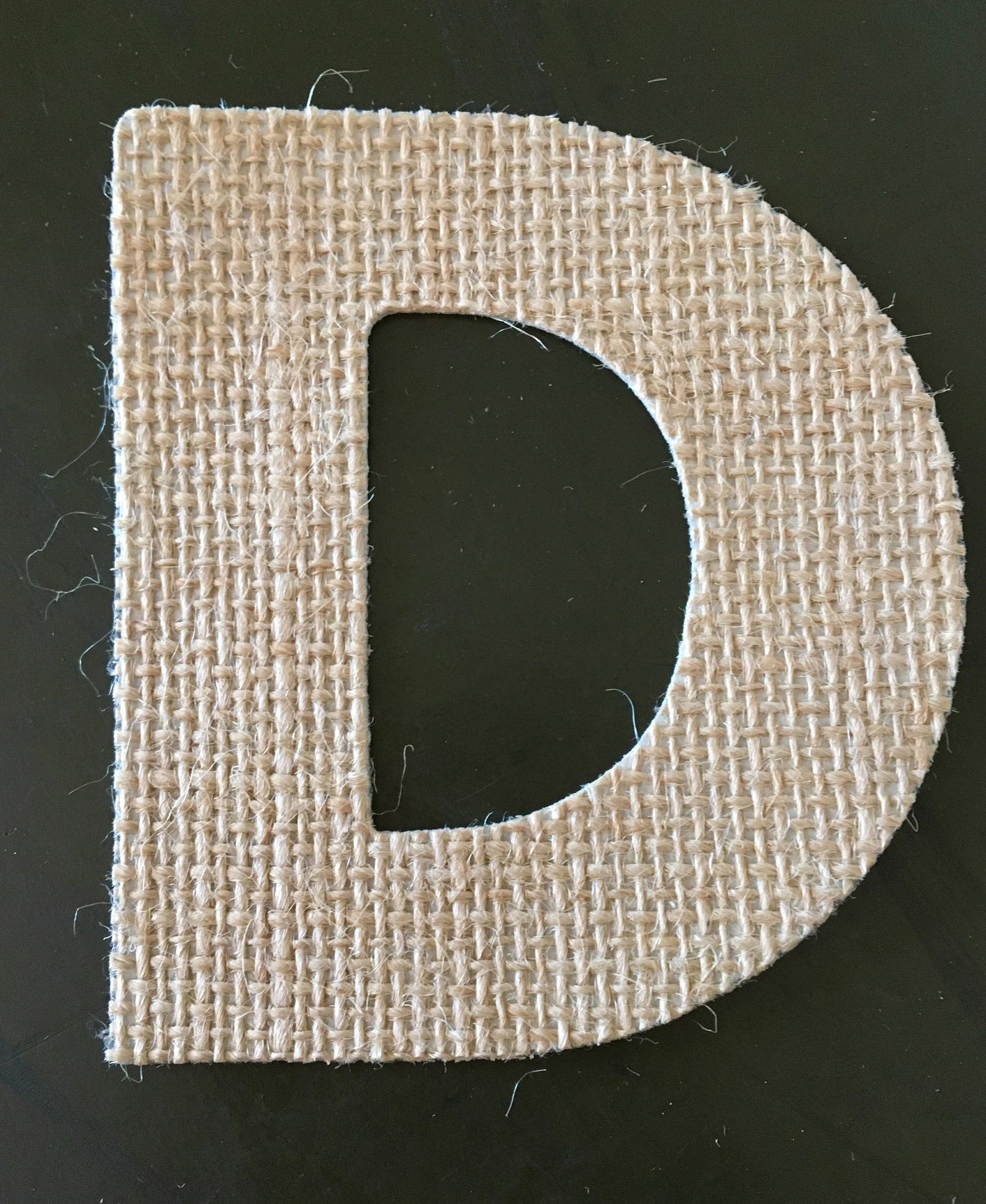 Burlap Adhesive Letters/ Die Cut Letters/ 3.25 Letters/ DIY Project Supplies/ Fall Crafting