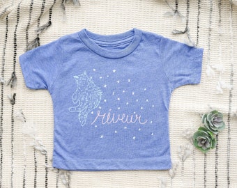 Dreamer Kids T-Shirt | Reveur Means Dreamer | Modern Kids Clothes| Trendy Toddler Tee | Gift for Boy | Francophile Gift | Big Brother Shirt