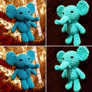 Stuffed Elephant Crocheted