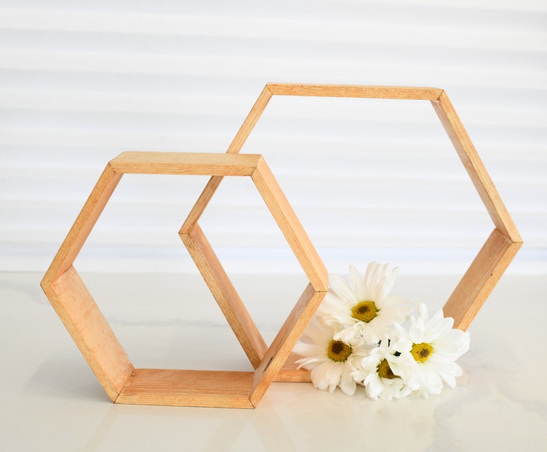 Wood Hexagon Terrarium Frame Geometric Terrarium Wedding Table Decor Terrarium Centerpiece Hexagon Arch Rustic Barnyard Decor image 6