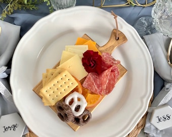 Mini Cheese Board, mini charcuterie board, Small Bread Board, Mini Artisan Cheese/Bread Board (wedding favor) (DARK WALNUT STAIN)