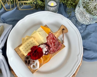 Mini Cheese Board, mini charcuterie board, Small Bread Board, Mini Artisan Cheese/Bread Board (wedding favor) (DARK WALNUT STAIN)