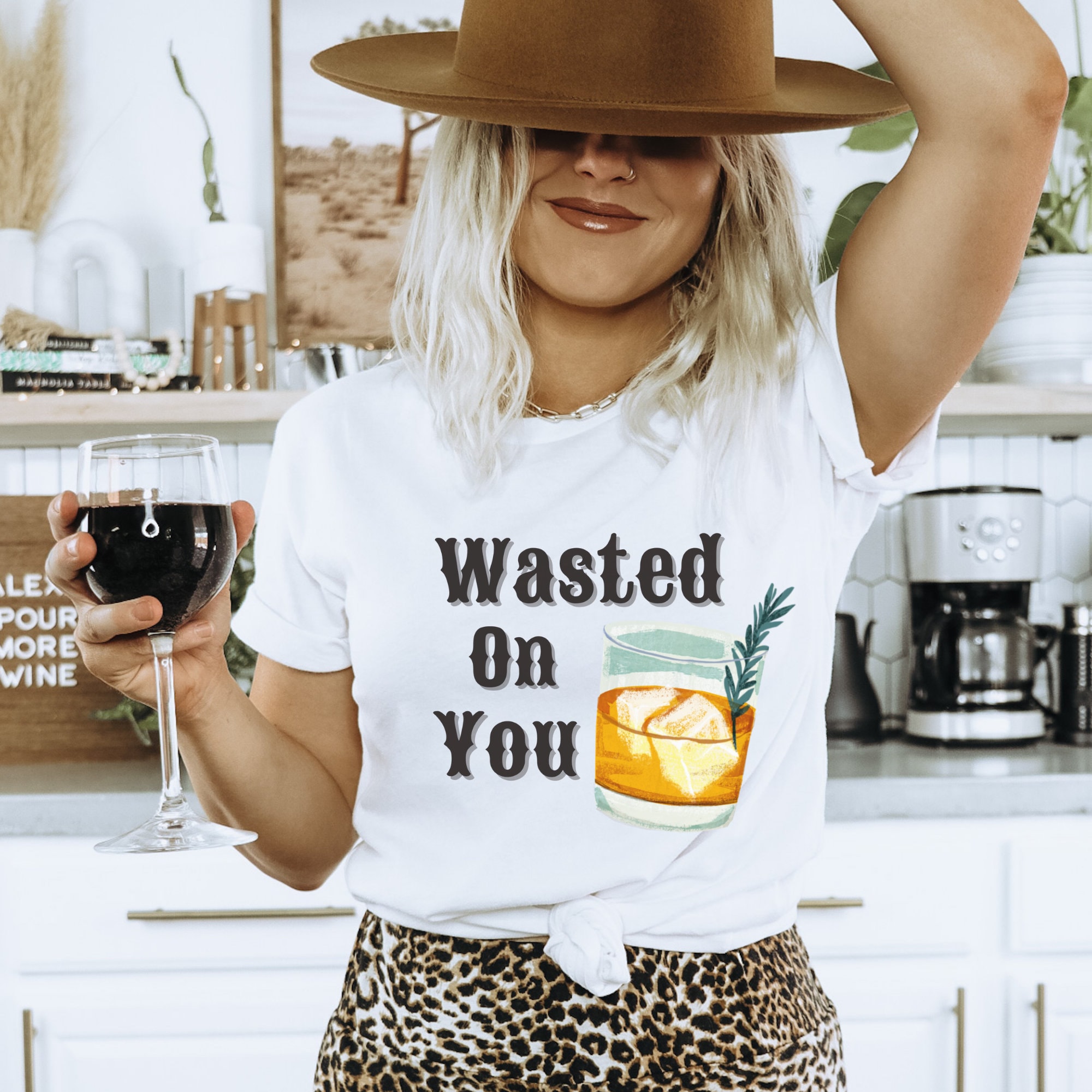 Wasted On You Shirt | Country Concert Shirt | Drinking Shirt | Country Western Shirt | Country Lyrics Shirt