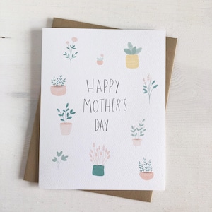 Happy Mother&#39;s Day - Plant Lover Greeting Card for Mom
