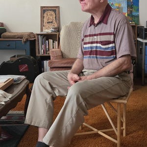 Wood Handcrafted Rectangular Stool image 10