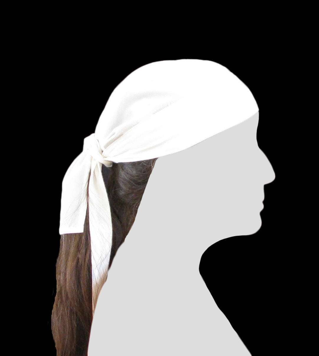 100 Silk Dew Rag White durag doorag du rag doorag Etsy