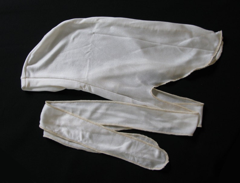 100% Silk Jersey Knit Dew Rag Du Rag Natural - Etsy
