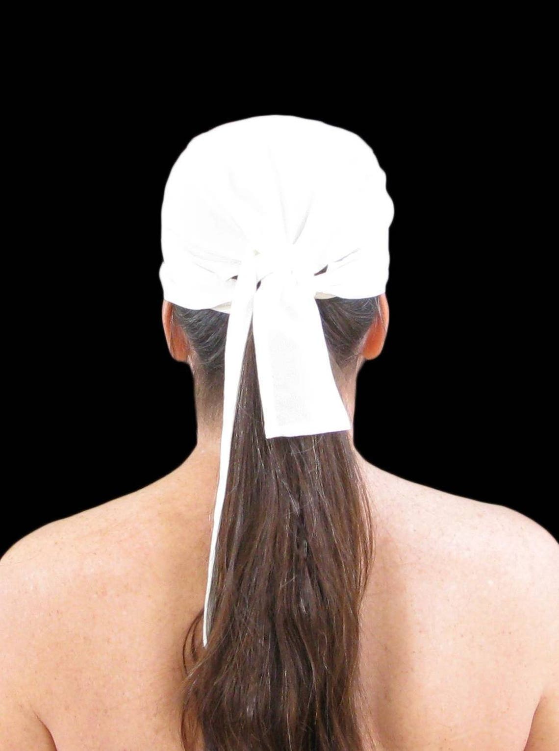 100% Silk Dew Rag White Durag Doo-rag Du Rag Doo-rag | Etsy