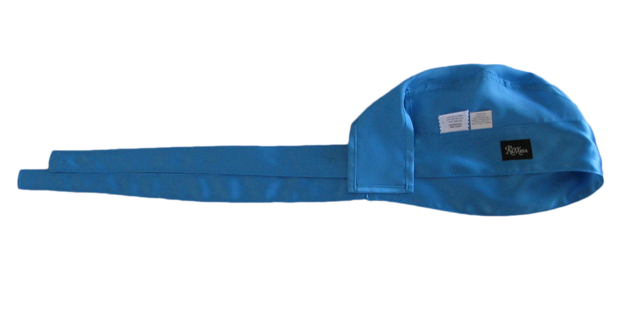 100% Silk Charmeuse Dew Rag Navy Blue Durag Doo-rag Du Rag