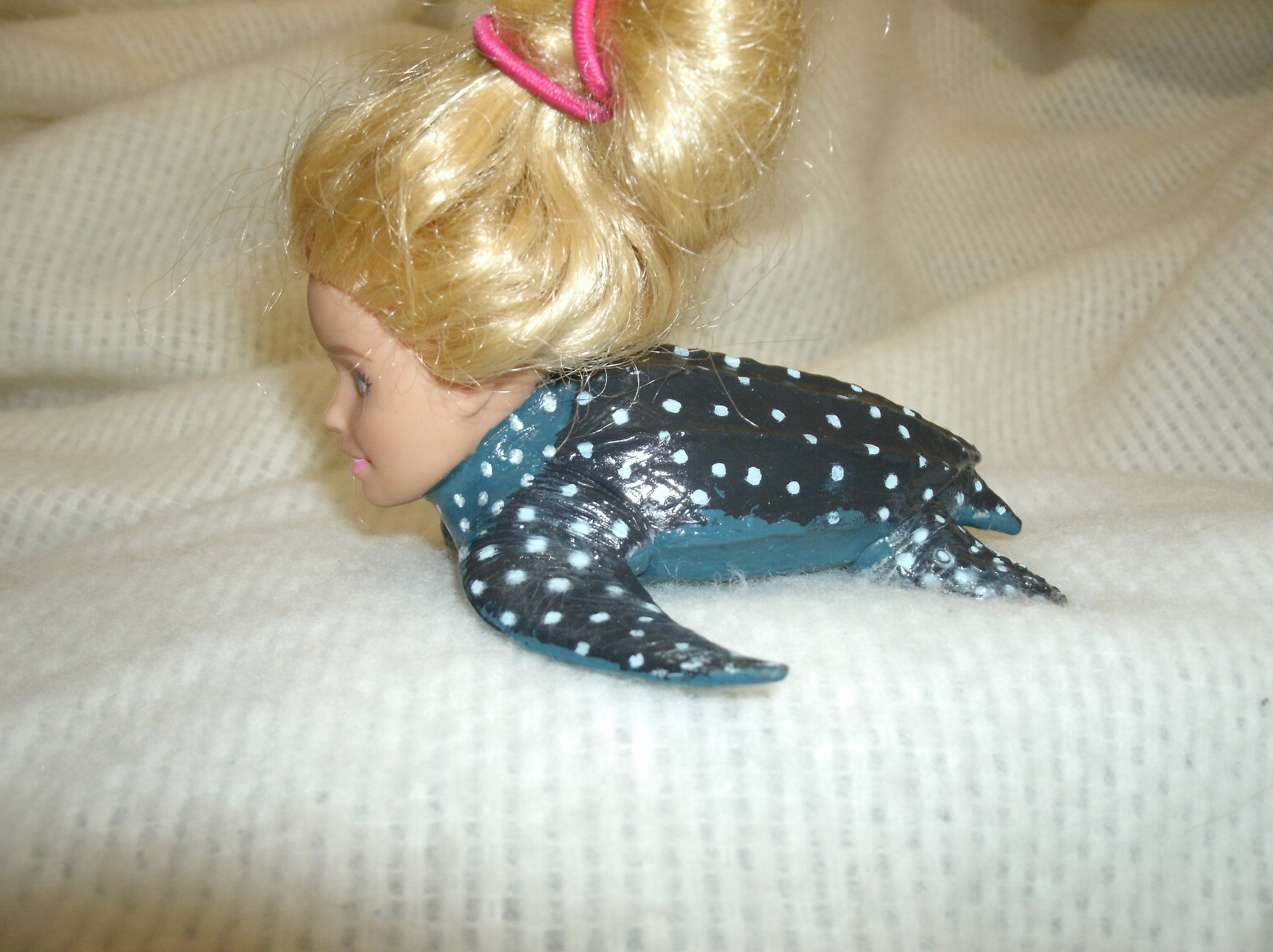Sea Turtle Barbie Warped Transgressive Elegant Sexy Oceanic | Etsy