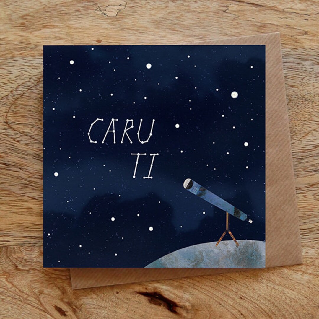 CARU TI I Love You WELSH Love Greeting Card Welsh Etsy UK