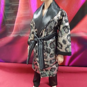 Collector&#39;s Deluxe 17 Leopard Lounge set--Fits 16.5 to 17 inch male fashion dolls
