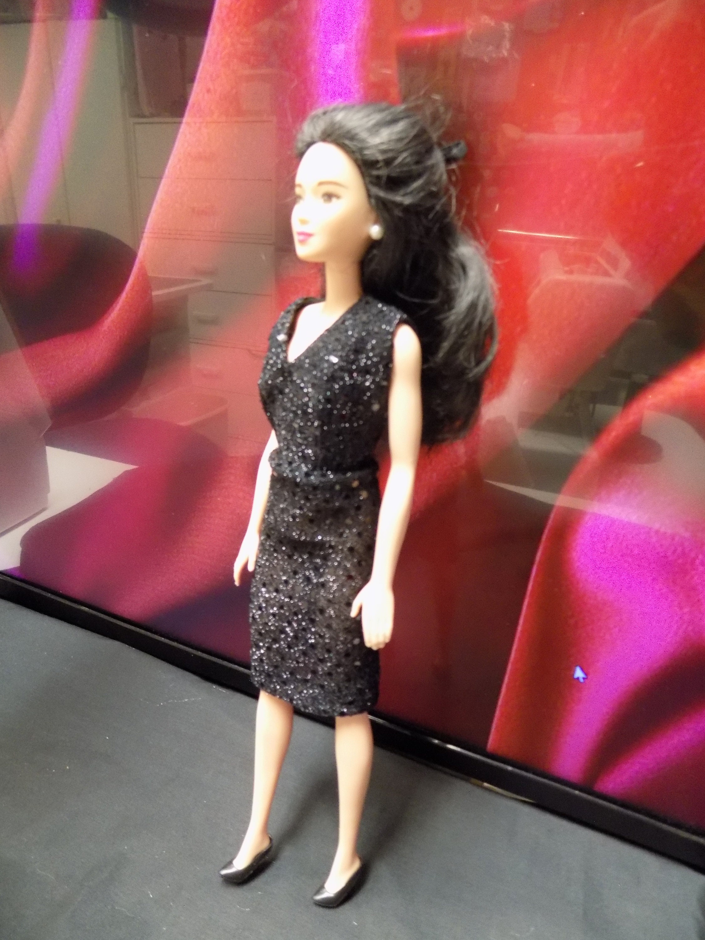 Barbie Black Sequin Dress - Etsy Barbie Black Sequin Dress - Etsy
