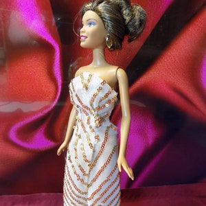 Skimmer Shimmer Dress--fits 11.5 in fashion dolls