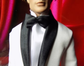Skyfall 17 tuxedo ensemble -includes free panel shirt--fits16.5 to 17 in male fashion dolls